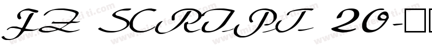 FZ SCRIPT 20字体转换